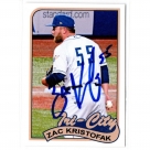Zac Kristofak autograph